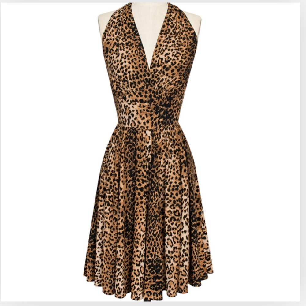 FIRM! Final Sale! Trashy Diva Leop Dottie Dress 🐆